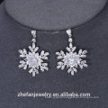 Jewelry making accessories snow flake earrings fashion jewelry for party gift